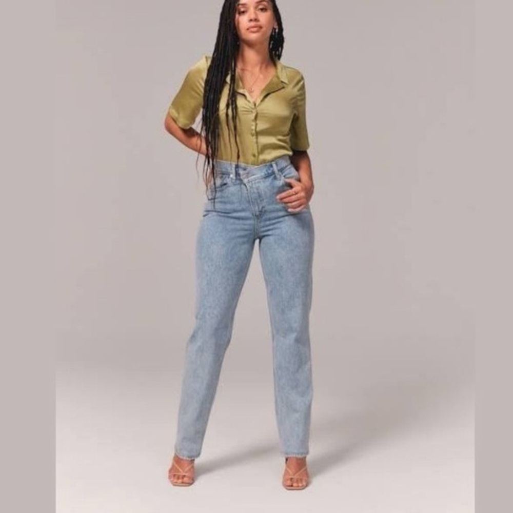 Abercrombie & Fitch the dad high rise Jeans